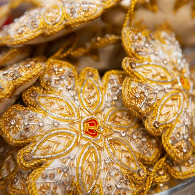 Buckingham Palace Crystal Snowflake Decoration