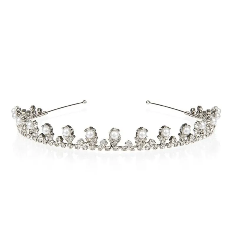 Buckingham Palace Pearl And Crystal Tiara