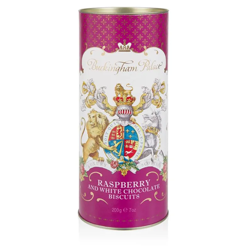 Buckingham Palace White Chocolate And Raspberry Biscuit Tube