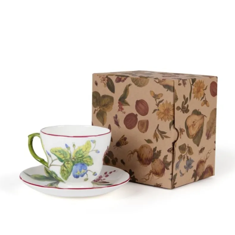 Chelsea Porcelain Teacup & Saucer