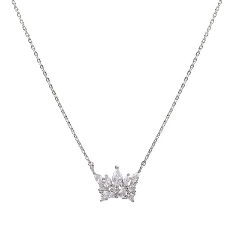 Crystal Crown Necklace