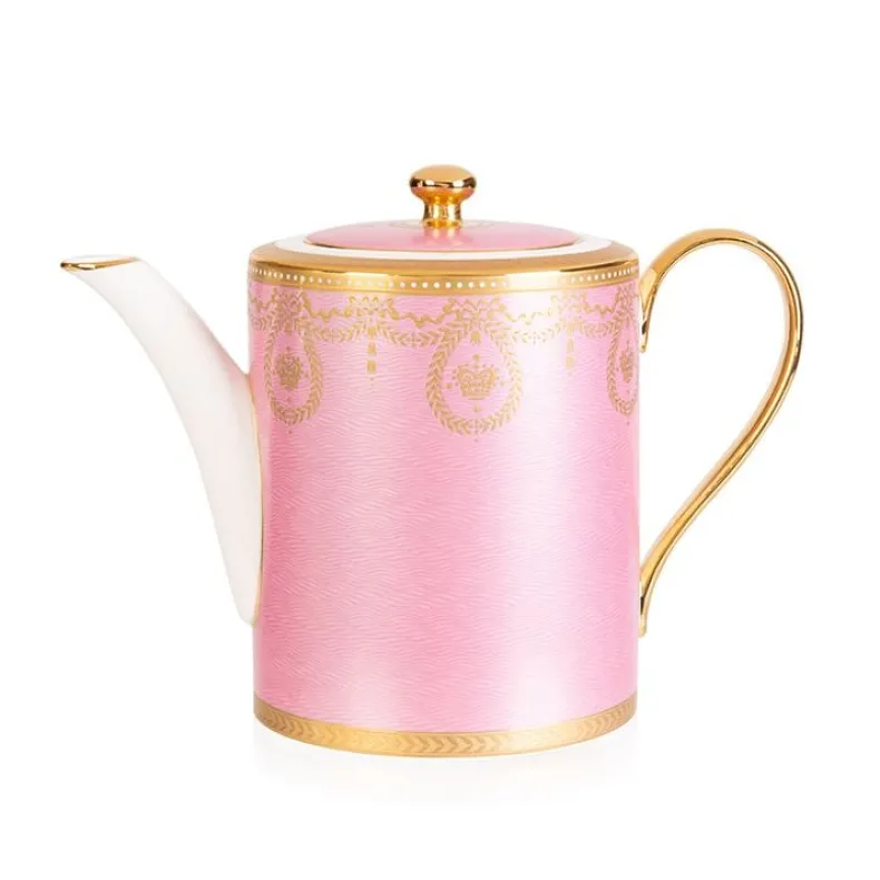 Imperial Russian Pink Coffee Pot