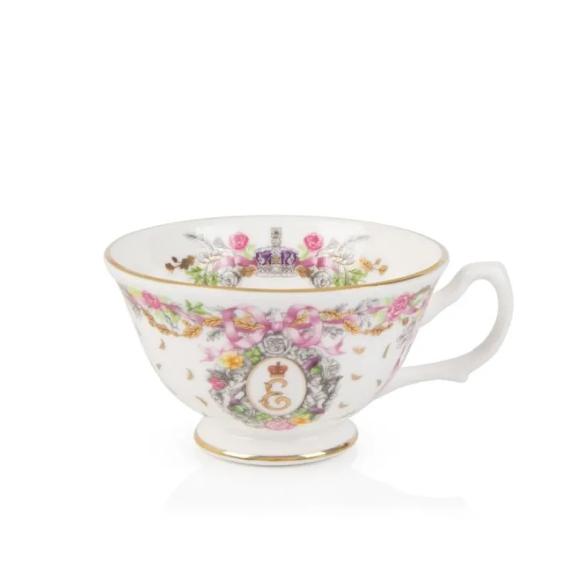 Queen Elizabeth Ii Commemorative Teacup And Saucer