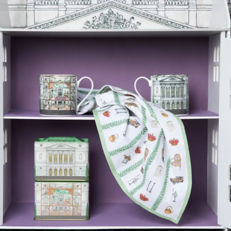 Queen Mary'S Dolls' House Tea Towel