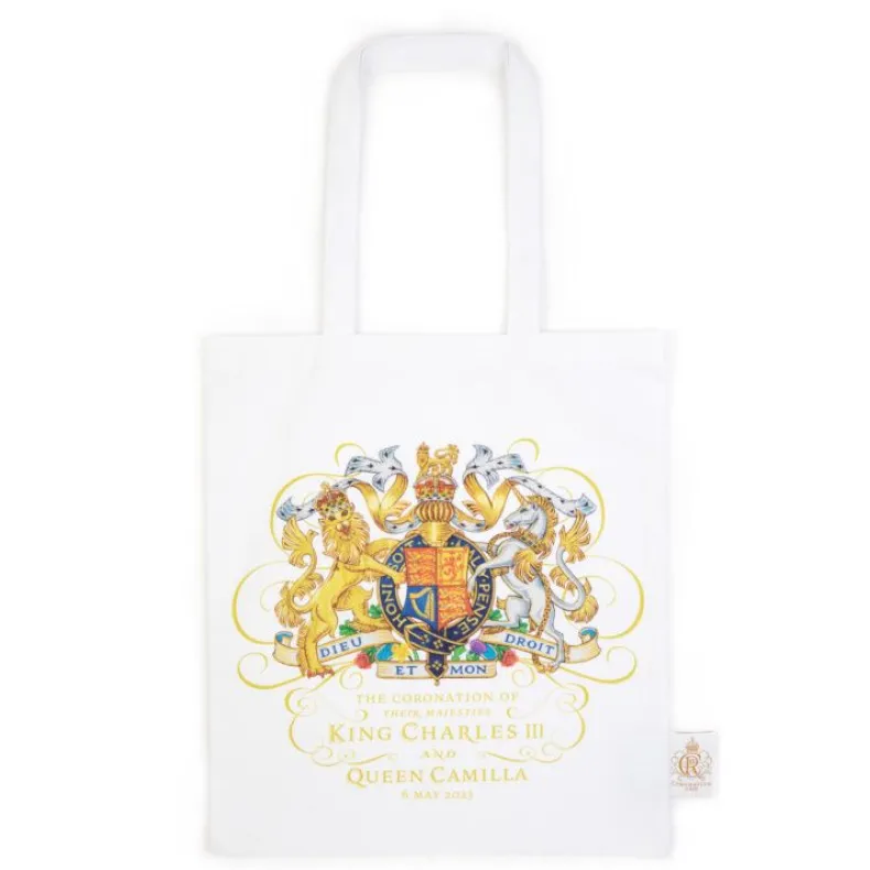 The Coronation White Tote Bag