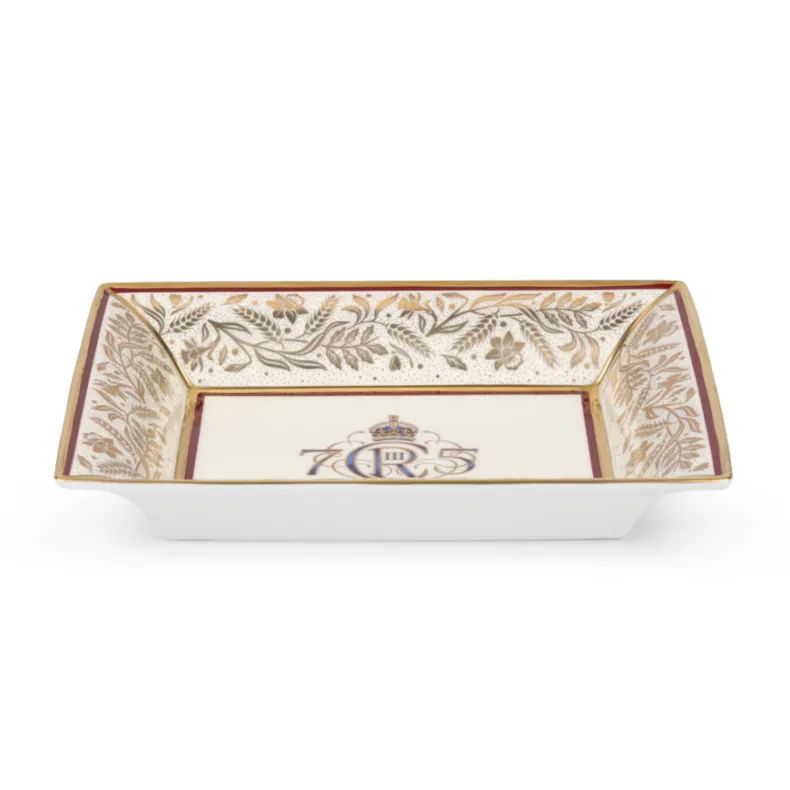 The King'S 75Th Birthday Limited Edition Red Tray