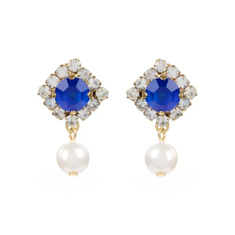 Vicki Sarge Drop Pearl Studs