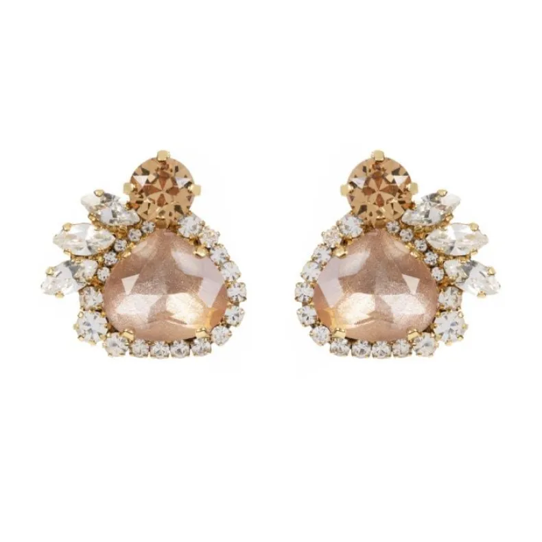 Vicki Sarge Pink Stud Earrings