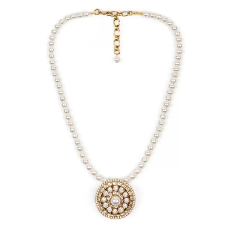 Vicki Sarge Single Strand Pearl Necklace